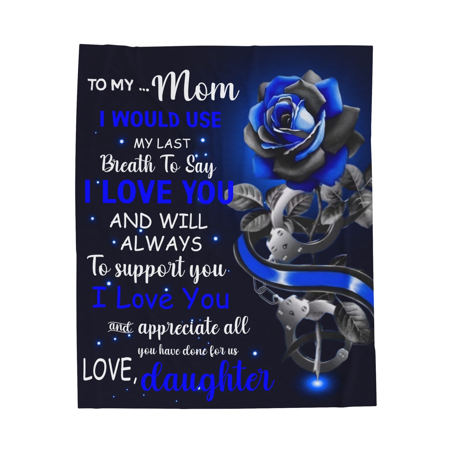 To My Mom | Velveteen Plush Blanket