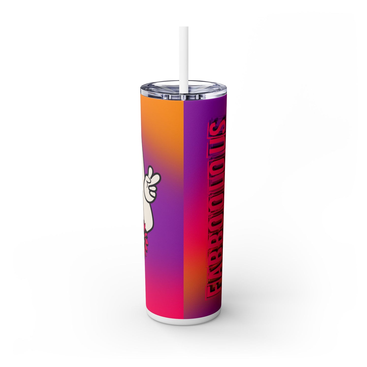 Halloween | Skinny Tumbler with Straw, 20oz