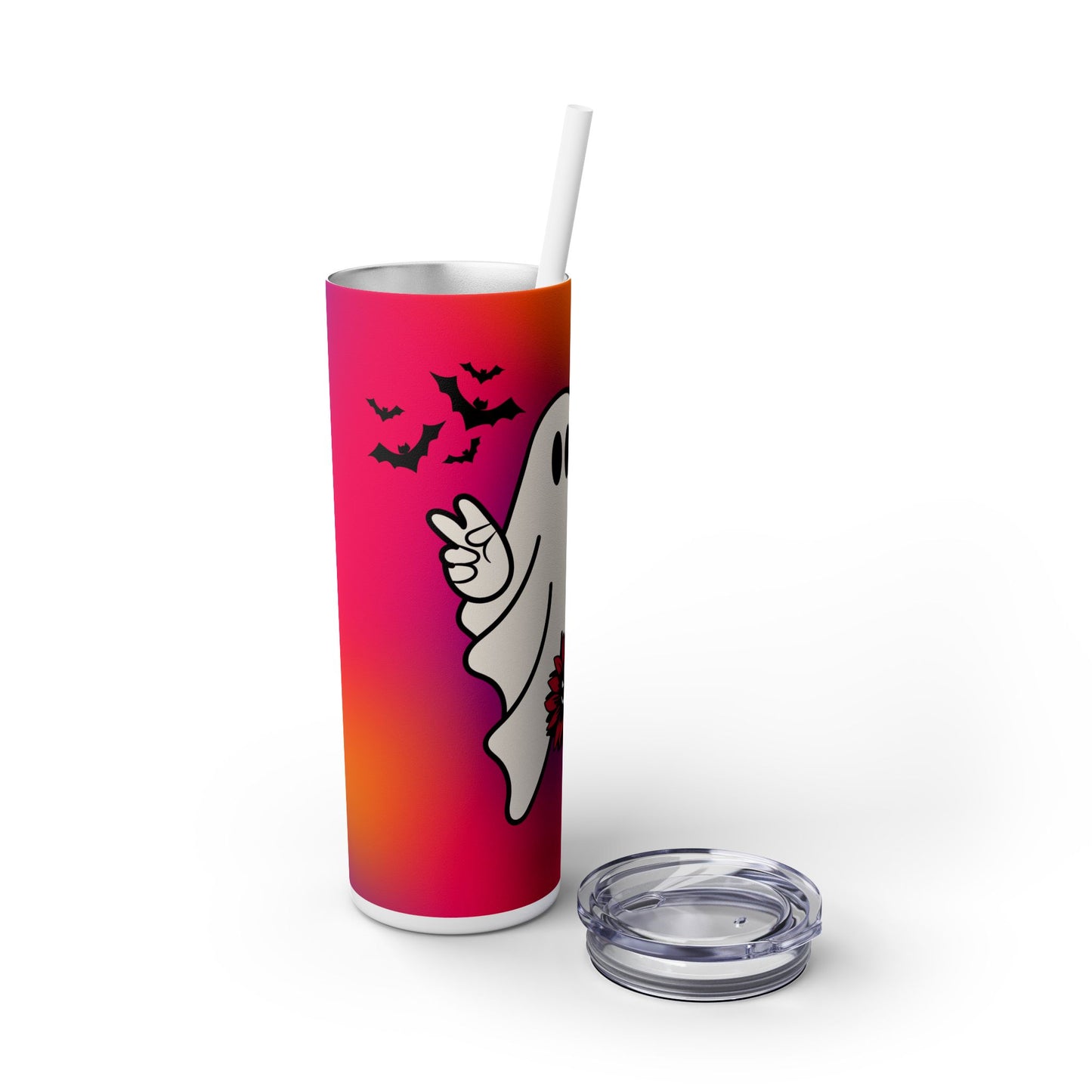 Halloween | Skinny Tumbler with Straw, 20oz