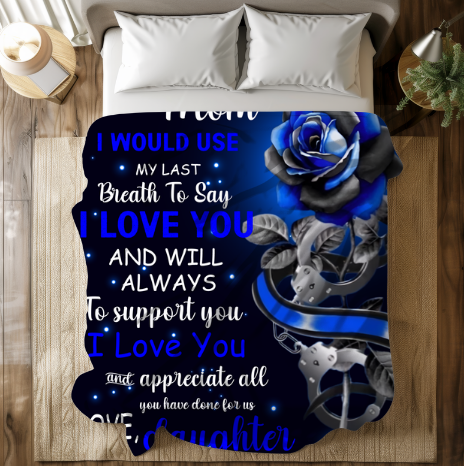 To My Mom | Velveteen Plush Blanket